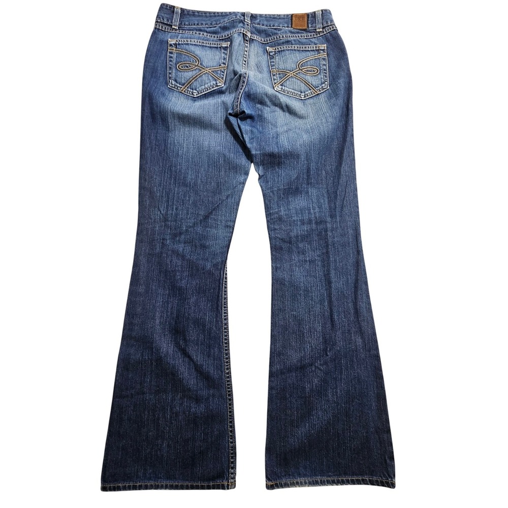 BKE Culture Jeans Women 33x33.5 Blue Bootcut‎ Mid Rise Dark Wash Cotton